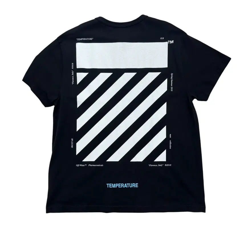 [SOLD OUT] 정품 오프화이트 18ss 템퍼레이처 반팔티셔츠