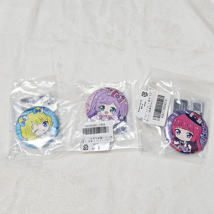[SOLD OUT] 아이카츠(아이엠스타) 프리파라 아소토 캔 배지 일괄 (프리파라)