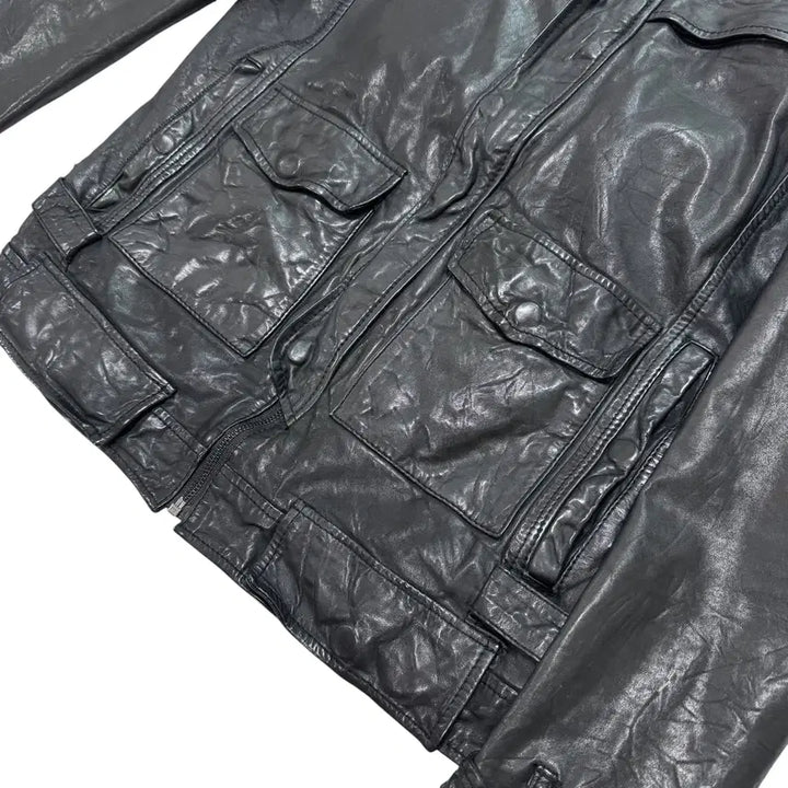 [BUNJANG] 버커루 lamb skin pocket leather jacket / 버커루 lamb skin pocket leather jacket