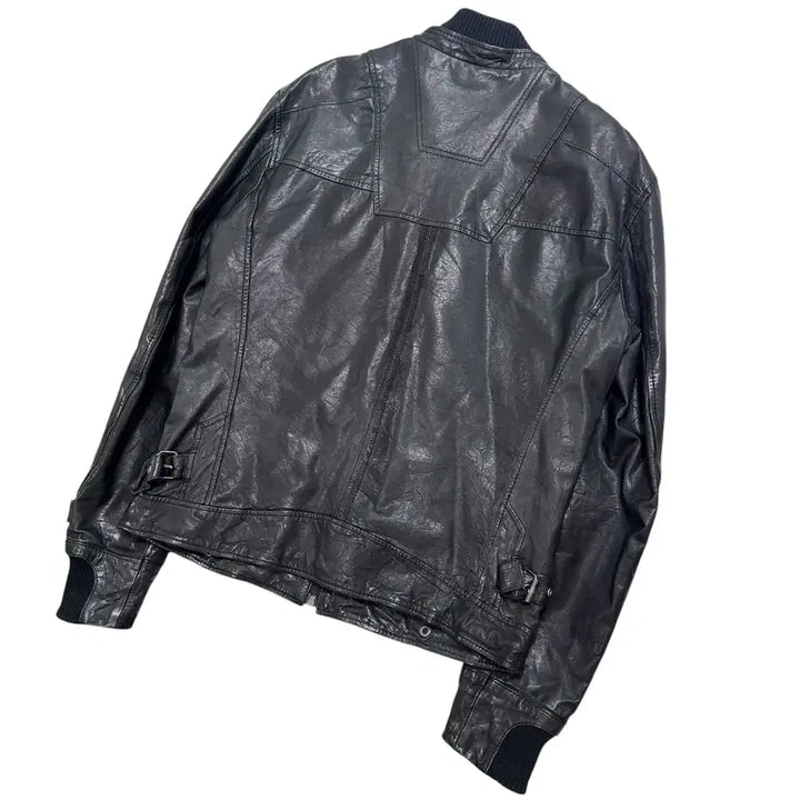 [BUNJANG] 버커루 lamb skin pocket leather jacket / 버커루 lamb skin pocket leather jacket