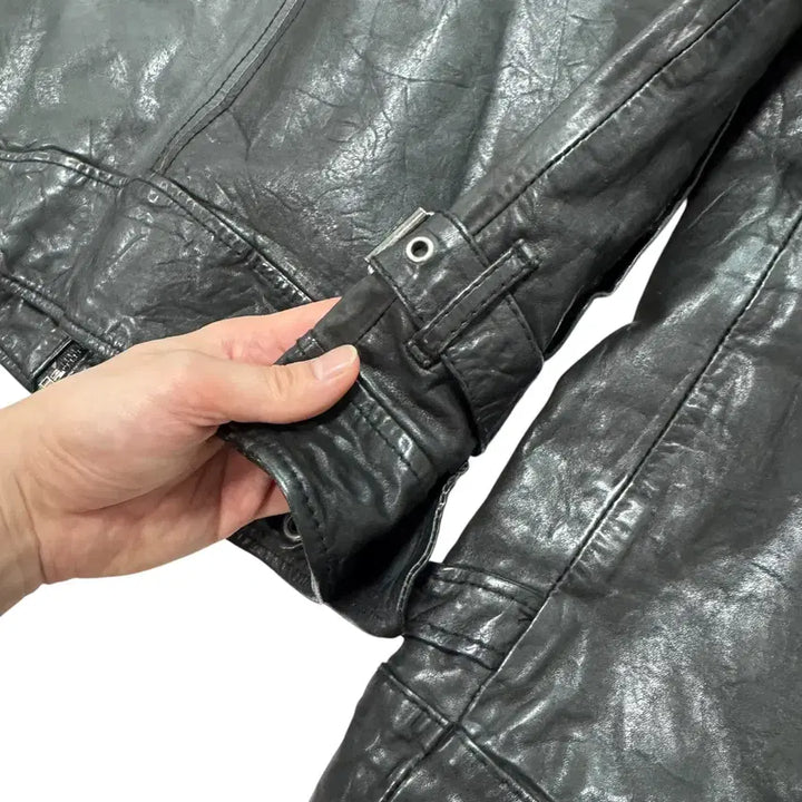 [BUNJANG] 버커루 lamb skin pocket leather jacket / 버커루 lamb skin pocket leather jacket