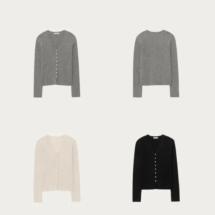 [BUNJANG] Founders Iola Cashmere Wool Cardigan (Melange Gray) / 파운더스 이올라 캐시미어 울 가디건 (멜란지그레이)