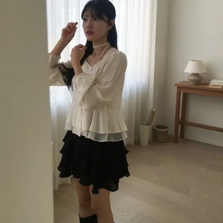 [BUNJANG] 노비야카 코디 세트 // 노비야카 캉캉 스커트 노비야카 블라우스 프릴 / 노비야카 코디 세트 // 노비야카 캉캉 스커트 노비야카 블라우스 프릴