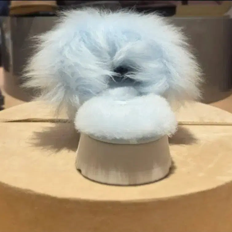 [BUNJANG] UGG Sky Blue Platform Slippers / UGG 어그 스카이블루 플랫폼 슬리퍼