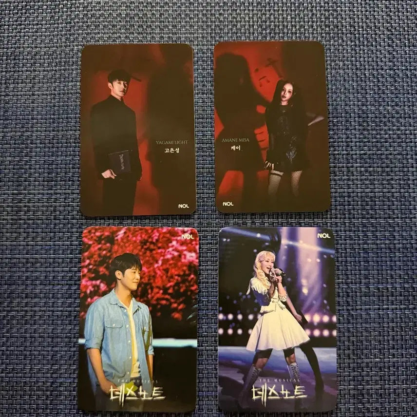 [SOLD OUT] 데스노트 뮤지컬 NOL 포토카드(고은성, 장민제, 케이)