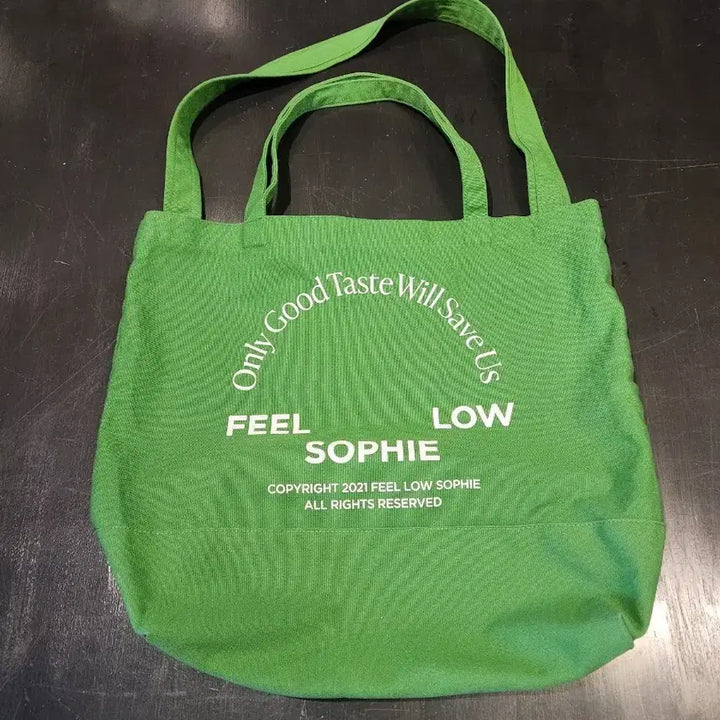 [BUNJANG] Pillow Sophie Green Eco-Friendly Tote Bag / 필로우소피 그린 빅 에코백