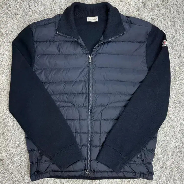[BUNJANG] Moncler Knit Padded Jacket / [M] 몽클레어 니트 집업