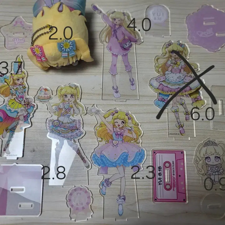 [BUNJANG] Idol Time Pripara Yume Kawaii Yui Acrylic Stand &amp; Doll / 아이돌타임 프리파라 유이 아크릴 스탠드 &amp; 인형  유메카와유이