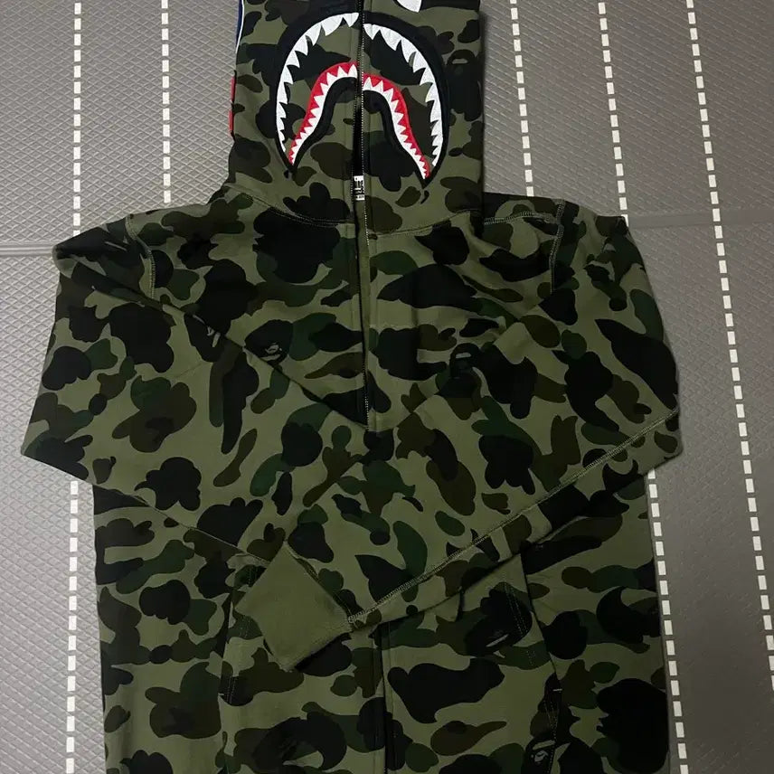[SOLD OUT] 베이프 녹계 후드집업 /L
