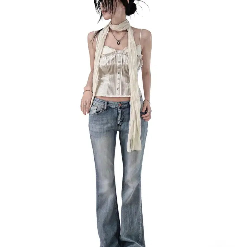 [BUNJANG] Ivory Adjustable Bustier Top / 아이보리 뷔스티에 원가 6.9