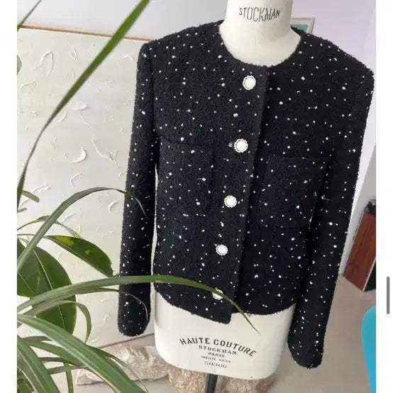 [SOLD OUT] 쎄모먼 도트 트위드 36