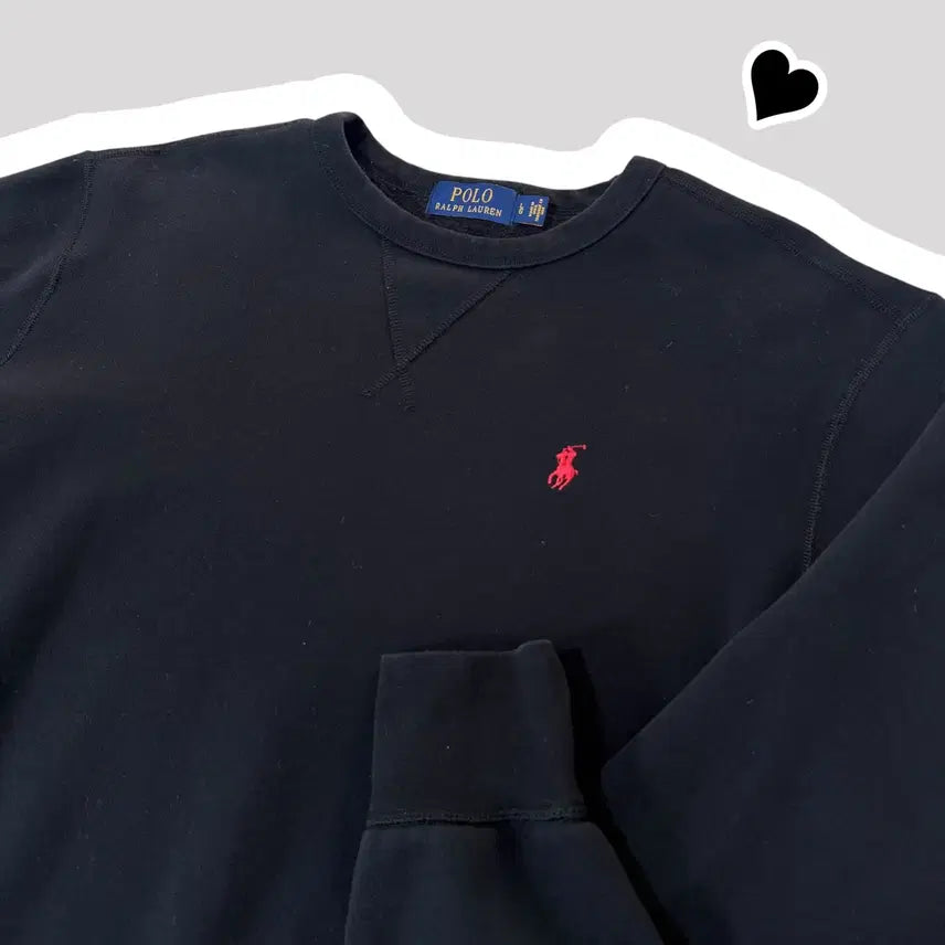 [SOLD OUT] 신형 폴로 랄프로렌 블랙 맨투맨