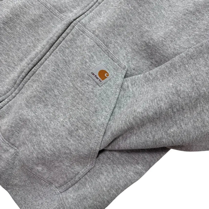 [BUNJANG] Carhartt Gray Hoodie Zip-up / 신형 칼하트 그레이 후드집업