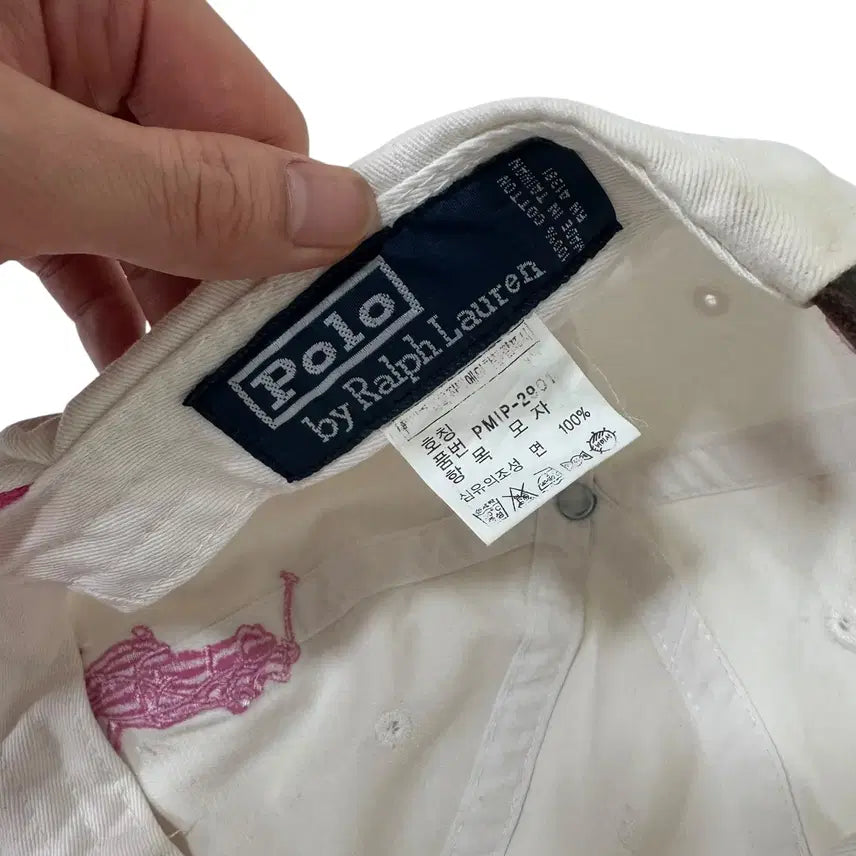 [BUNJANG] Polo Ralph Lauren Big Pony Ball Cap / 폴로 랄프로렌 딸기우유 빅폴로니 볼캡