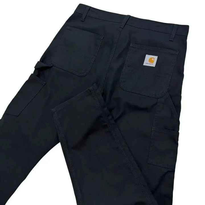 [BUNJANG] Carhartt WIP Black Double Knee Work Pants / 칼하트 WIP 블랙 더블니 워크팬츠