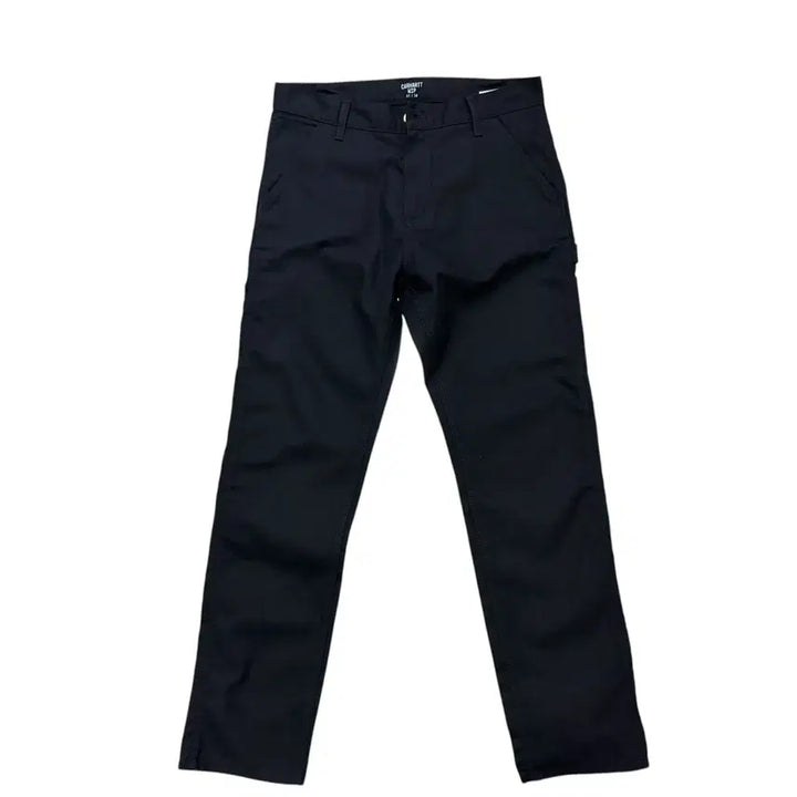 [BUNJANG] Carhartt WIP Black Double Knee Work Pants / 칼하트 WIP 블랙 더블니 워크팬츠