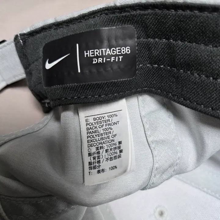[BUNJANG] Nike Dri-FIT Heritage86 Gray Ball Cap / 나이키 드라이핏 그레이 헤리티지86  러닝 골프 볼캡