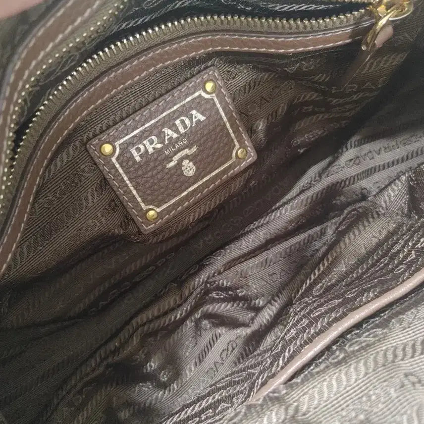 [BUNJANG] Prada Tessuto Brown Tote Bag / 프라다 테수토 브라운 토트백