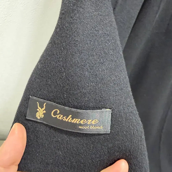 [BUNJANG] CC Collect Cashmere Blend Wool Coat (Size 55) / 씨씨콜렉트 일자핏 캐시미어 혼방 모직 코트 55