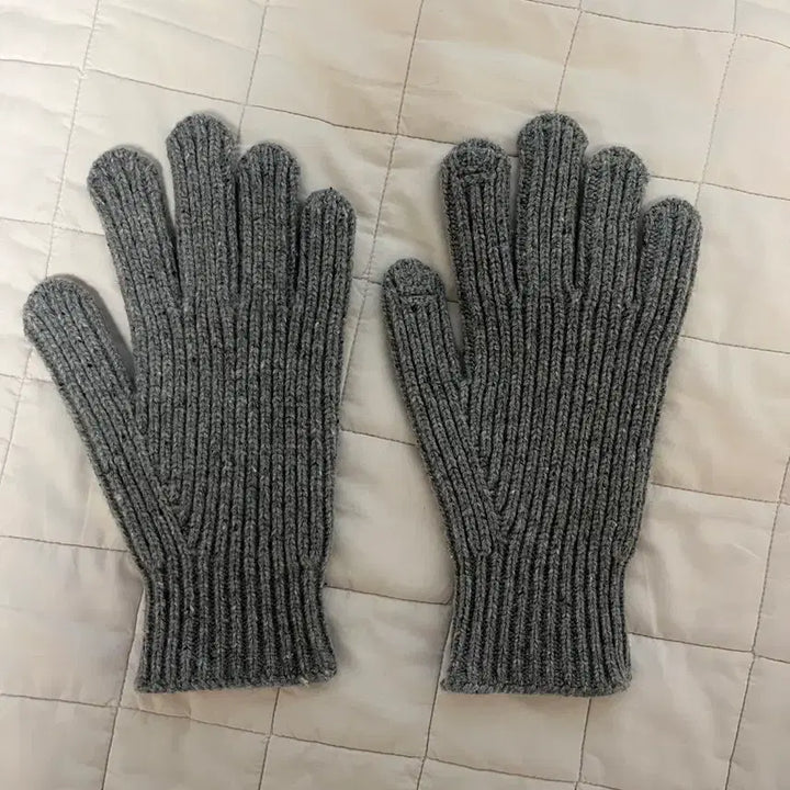 [BUNJANG] Anotheroffice Layered Wool Gloves Donegal Gray 02 / 어나더오피스 레이어 울 글러브 도네갈그레이 02