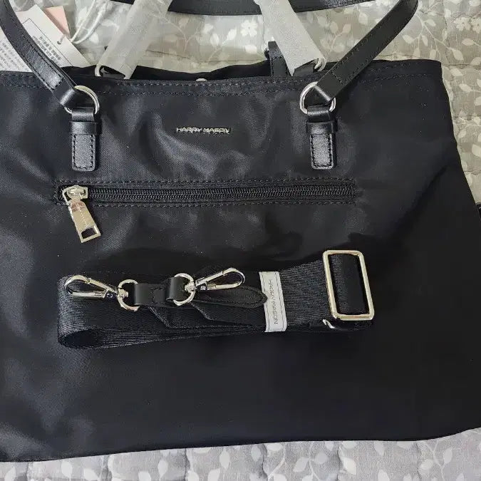 [BUNJANG] Harry Mason Gelato Tote Bag - Black / 해리메이슨 젤라토 토트백 블랙 택o
