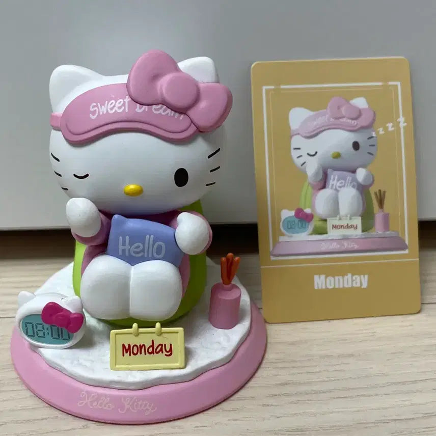 [BUNJANG] Hello Kitty Lovely Week Monday Figure / 헬로키티 러블리 위크 요일 피규어 먼데이 월요일