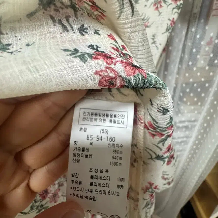 [BUNJANG] Deuel Floral Chiffon Maxi Dress / 듀엘 쉬폰원피스(55)