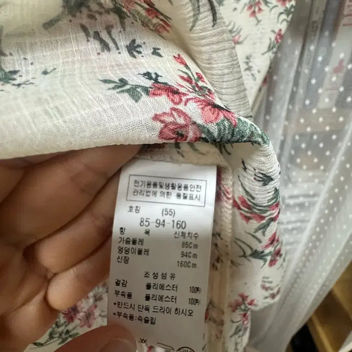 [BUNJANG] Deuel Floral Chiffon Maxi Dress / 듀엘 쉬폰원피스(55)