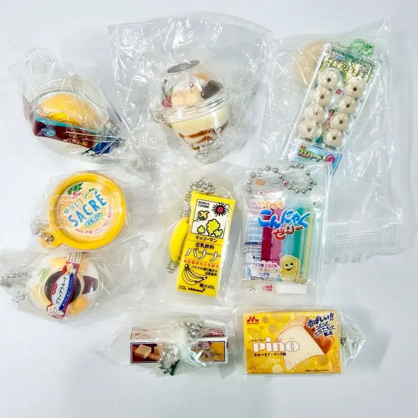 [BUNJANG] Food Snack Gacha 9 Piece Bundle Set / 식품 과자 가챠 9개 일괄