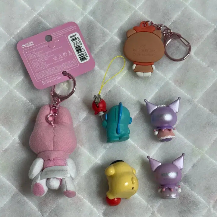 [BUNJANG] Sanrio My Melody, Kuromi, Hangyodon, Pompompurin Figure Keyring / 산리오 마이멜로디,쿠로미,한교동,폼폼푸린 피규어 키링