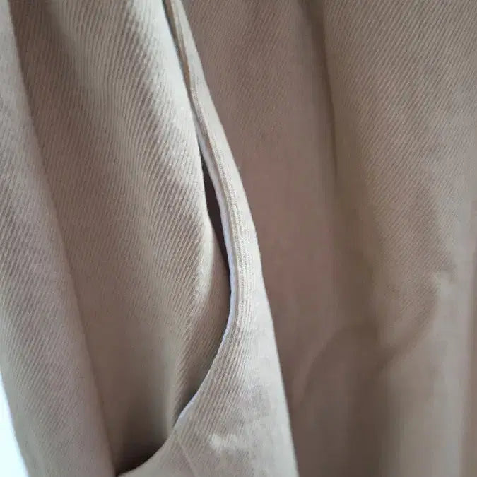 [BUNJANG] Beige Wide Banding Pants / 베이지 와이드 밴딩 팬츠프리사이즈