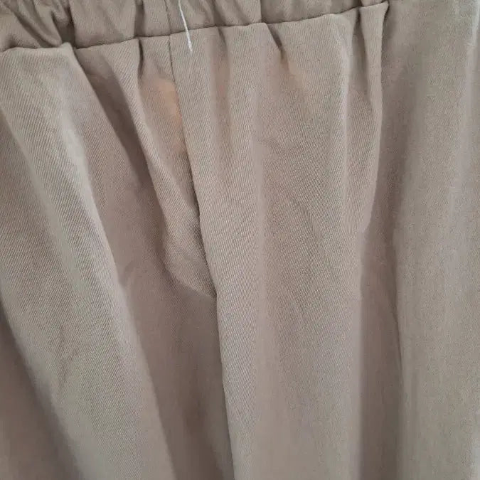 [BUNJANG] Beige Wide Banding Pants / 베이지 와이드 밴딩 팬츠프리사이즈