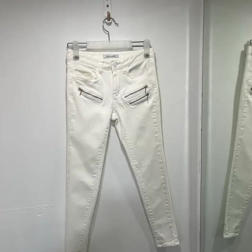 [BUNJANG] White Skinny Jeans / 화이트진 화이트바지 스키니진 스판바지
