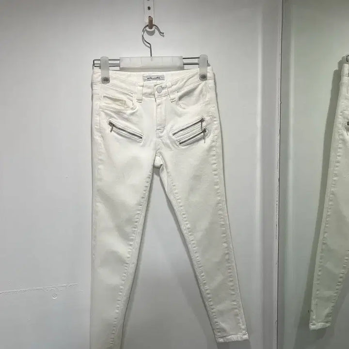 [BUNJANG] White Skinny Jeans / 화이트진 화이트바지 스키니진 스판바지