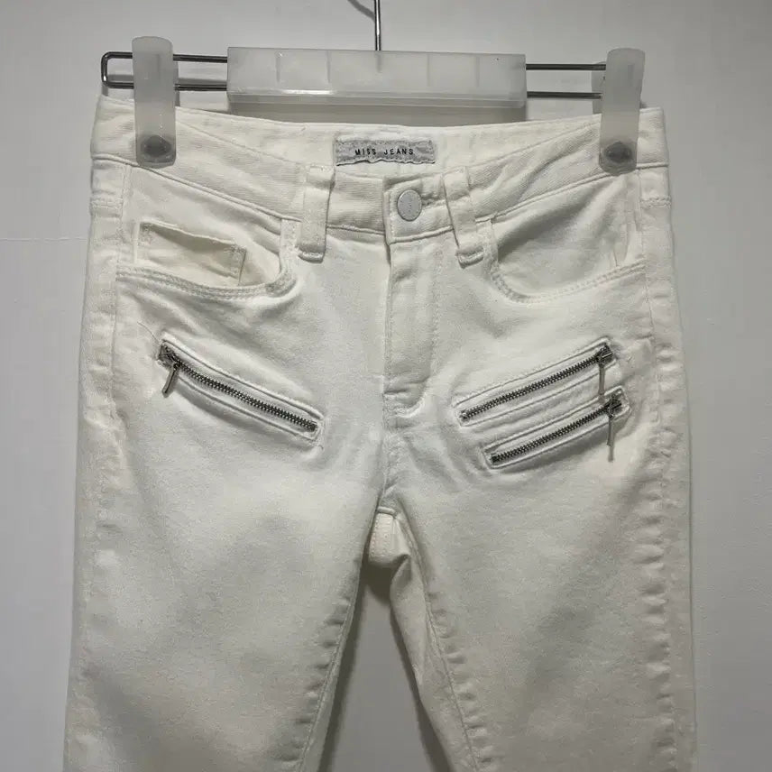 [BUNJANG] White Skinny Jeans / 화이트진 화이트바지 스키니진 스판바지