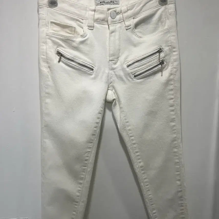 [BUNJANG] White Skinny Jeans / 화이트진 화이트바지 스키니진 스판바지