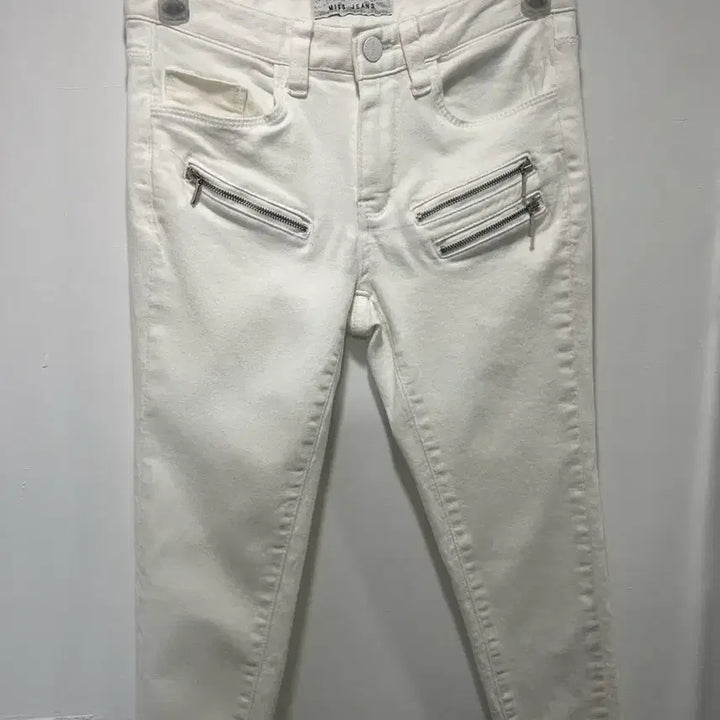 [BUNJANG] White Skinny Jeans / 화이트진 화이트바지 스키니진 스판바지