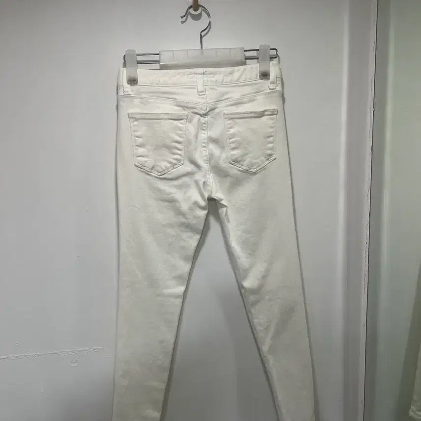[BUNJANG] White Skinny Jeans / 화이트진 화이트바지 스키니진 스판바지