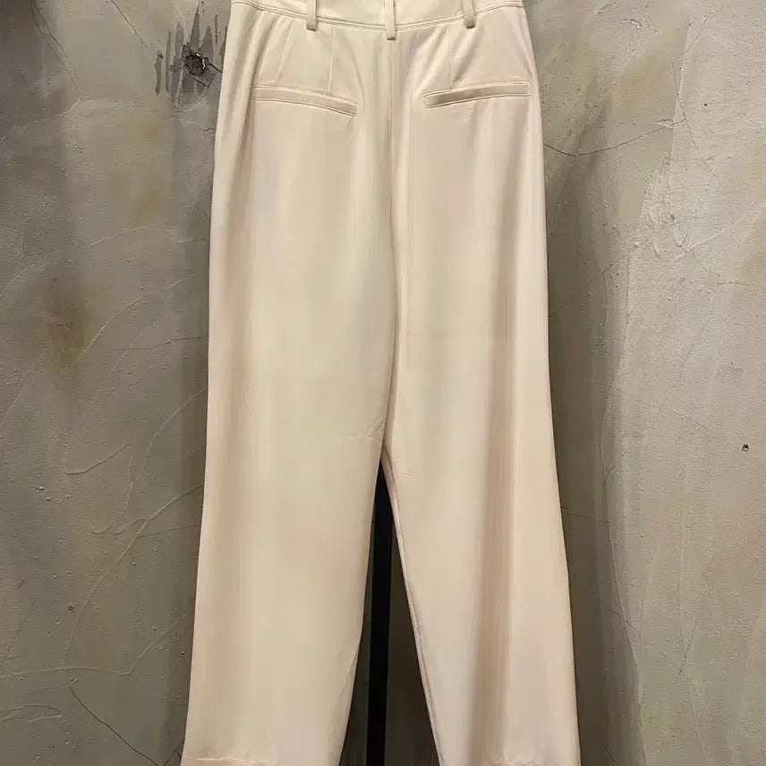 [SOLD OUT] 시스템 폴리 스판 원턱 허리밴딩 슬렉스 27