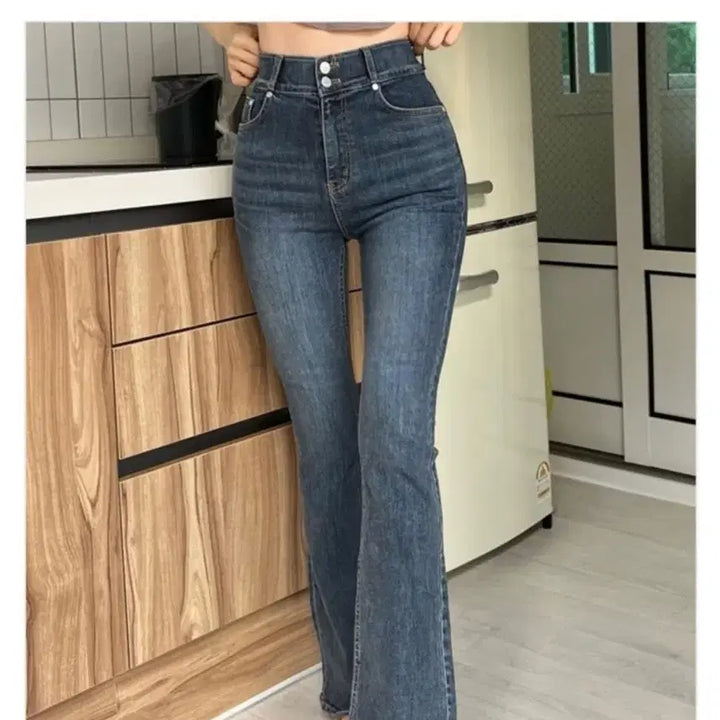 [BUNJANG] KINDAMi Hip Pad Bootcut Jeans / 카인다미 골반뽕 청바지