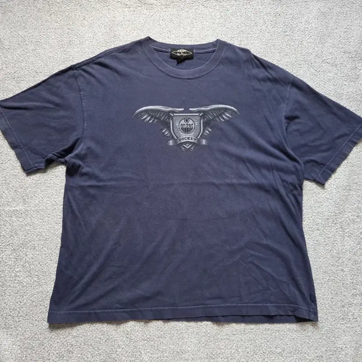 [BUNJANG] Reebok 90s Canada Made Navy Short Sleeve T-Shirt XL / 90s 캐나다제 Reebok 반팔 티셔츠 XL(105)