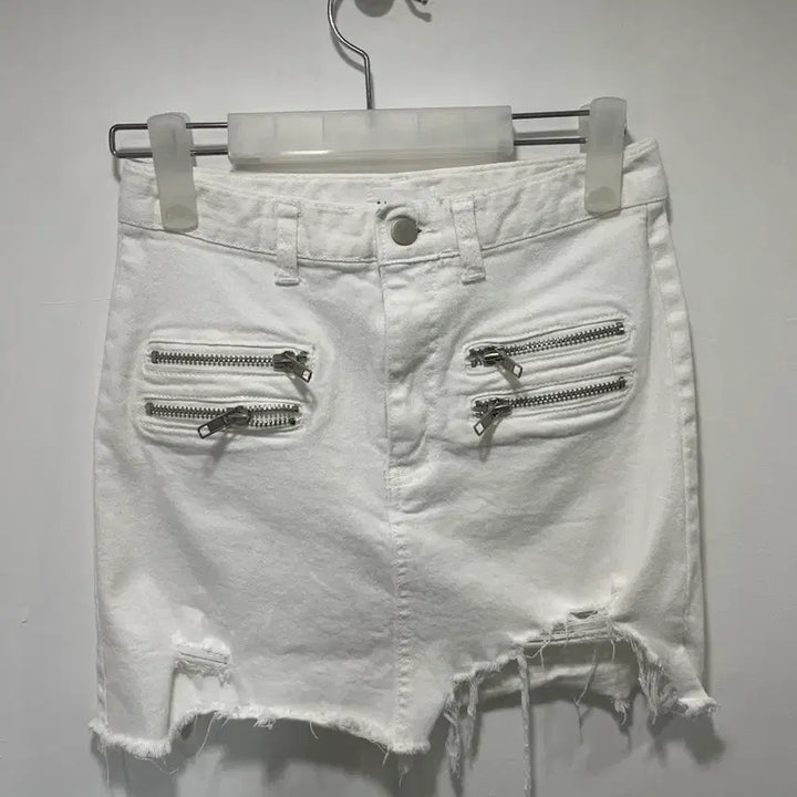 [BUNJANG] High-Waist Mini Skirt / 하이웨스트치마 미니스커트 화이트스커트 스판스커트