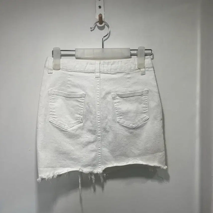 [BUNJANG] High-Waist Mini Skirt / 하이웨스트치마 미니스커트 화이트스커트 스판스커트