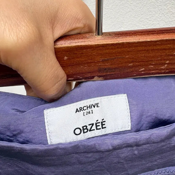 [BUNJANG] Obze Purple Skirt / 오브제 보라 스커트