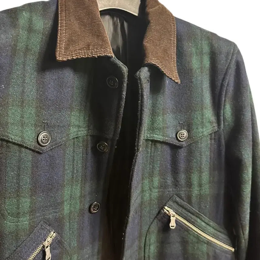[BUNJANG] Takeo Kikuchi Tartan Check Wool Jacket / 타케오키쿠치 타탄체크 울자켓 3size