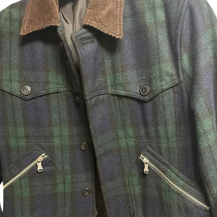 [BUNJANG] Takeo Kikuchi Tartan Check Wool Jacket / 타케오키쿠치 타탄체크 울자켓 3size