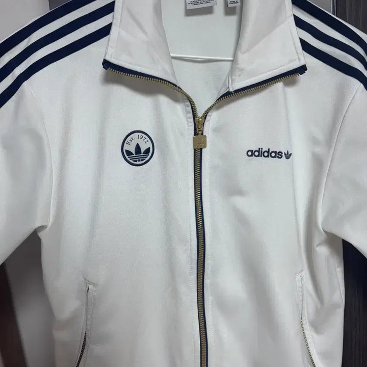 [BUNJANG] Adidas Firebird Badge Track Top Cloud White Navy / 아디다스 파이어버드 배지 트랙탑 클라우드 화이트 네이비