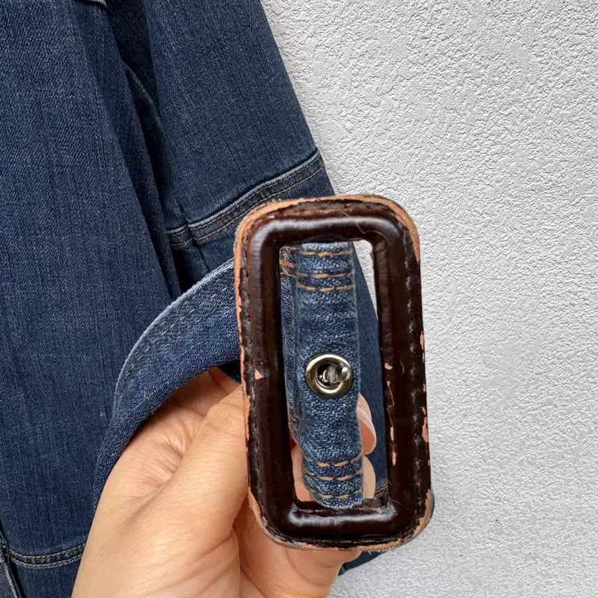 [BUNJANG] Obze Denim Trench Coat / 오브제 데님 트렌치코트