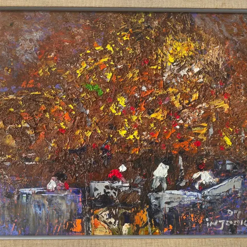 [BUNJANG] Kang Inju Painting / 강인주.  홍대미대. 빨래터.  97년.