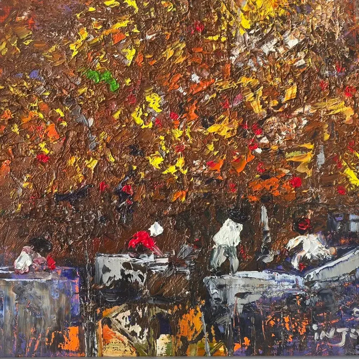 [BUNJANG] Kang Inju Painting / 강인주.  홍대미대. 빨래터.  97년.